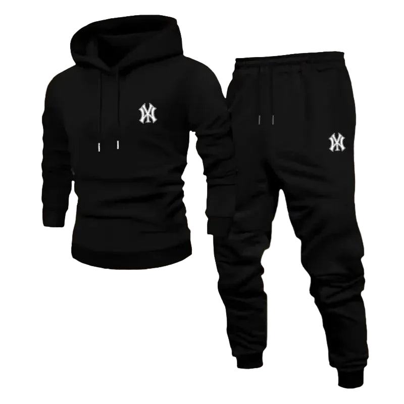 Men's Casual Hoodie and Sweatpants Two Piece Tracksuit Set