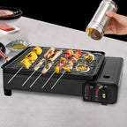 Multi-Functional Portable Cassette BBQ Grill with Mesh Baking Pan