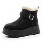 Women's Waterproof Plush Thick Sole Snow Boots