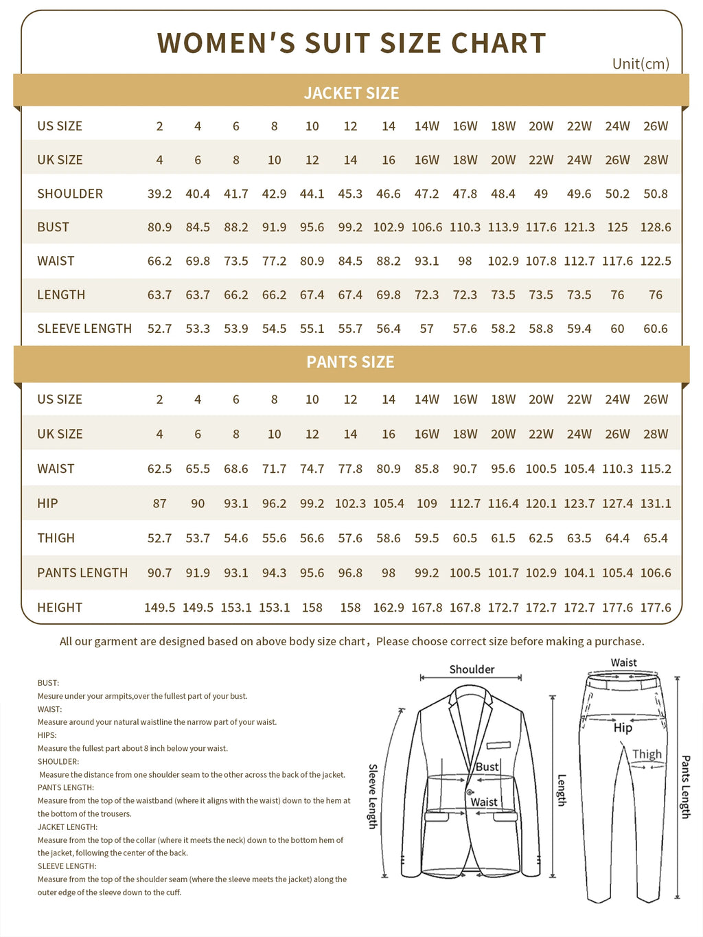 Women's Crystal Embellished Jacket Blazer Suit 2-Piece Set