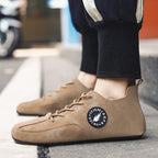 Men's Lightweight Driving Loafers Breathable Lace-Up Casual Shoes