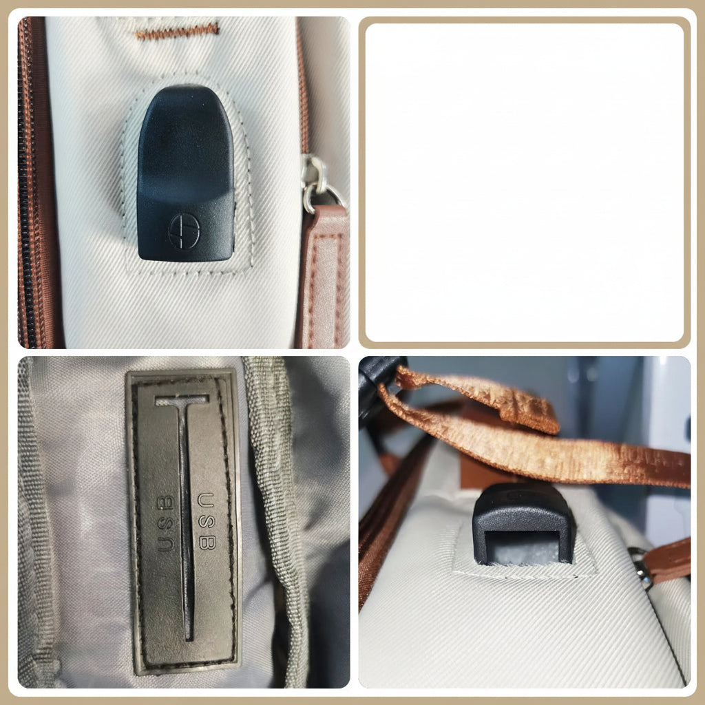 Unisex Casual Nylon Large Capacity Laptop Travel Backpack