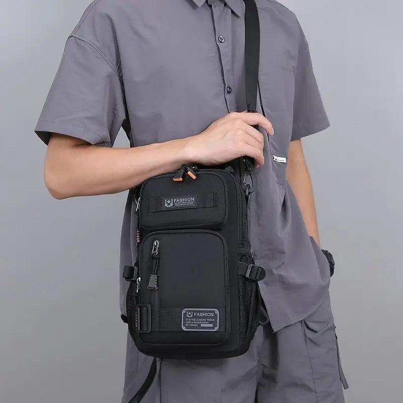 Men's Tactical Outdoor Oxford Crossbody Chest Bag