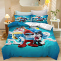 Smurfs Cartoon Duvet Cover and Polyester Bedding Set