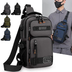Men's Fashion Oxford Casual Crossbody Chest Bag