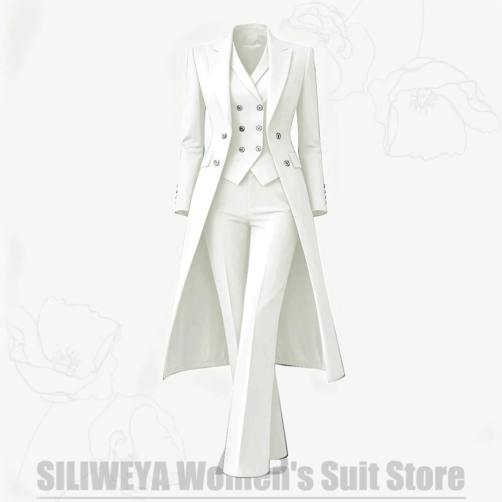 Women's Tailored Two-Piece Blazer and Pants Suit