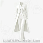 Women's Tailored Two-Piece Blazer and Pants Suit