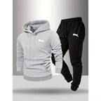 Men's Casual Hoodie and Sweatpants Two Piece Tracksuit Set