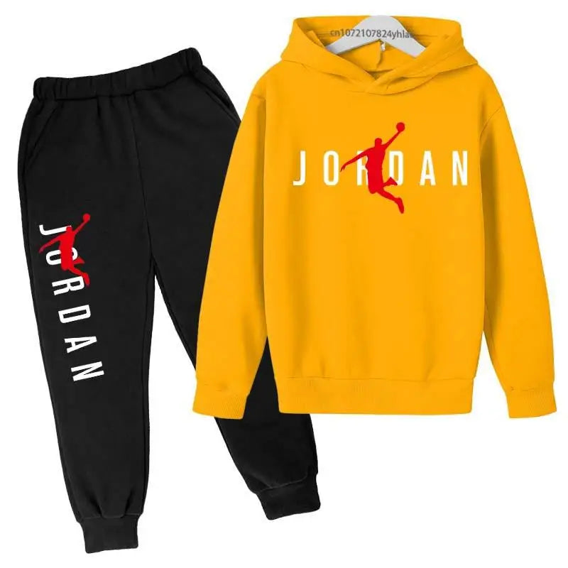 Kids Unisex Hoodie and Pants Tracksuit Set