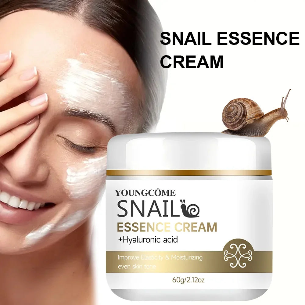 Women's Snail Essence Hyaluronic Acid Moisturizing Face Cream YH0896