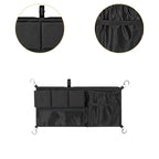 Foldable Wagon Side Storage Bag with Multi-Pocket Mesh Organizer