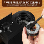 Automatic Flat Burr Mill Coffee Grinder with 28 Grind Settings CBG-8001