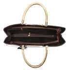 Women's Glossy Patent PU Leather Shoulder Handbag