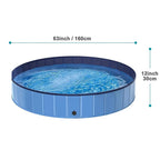 Portable Dog Swimming Pool or Pool Cover Scratch-Resistant PU Grooming Tub