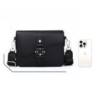 Men's Fashion PU Leather Minimalist Crossbody Messenger Bag