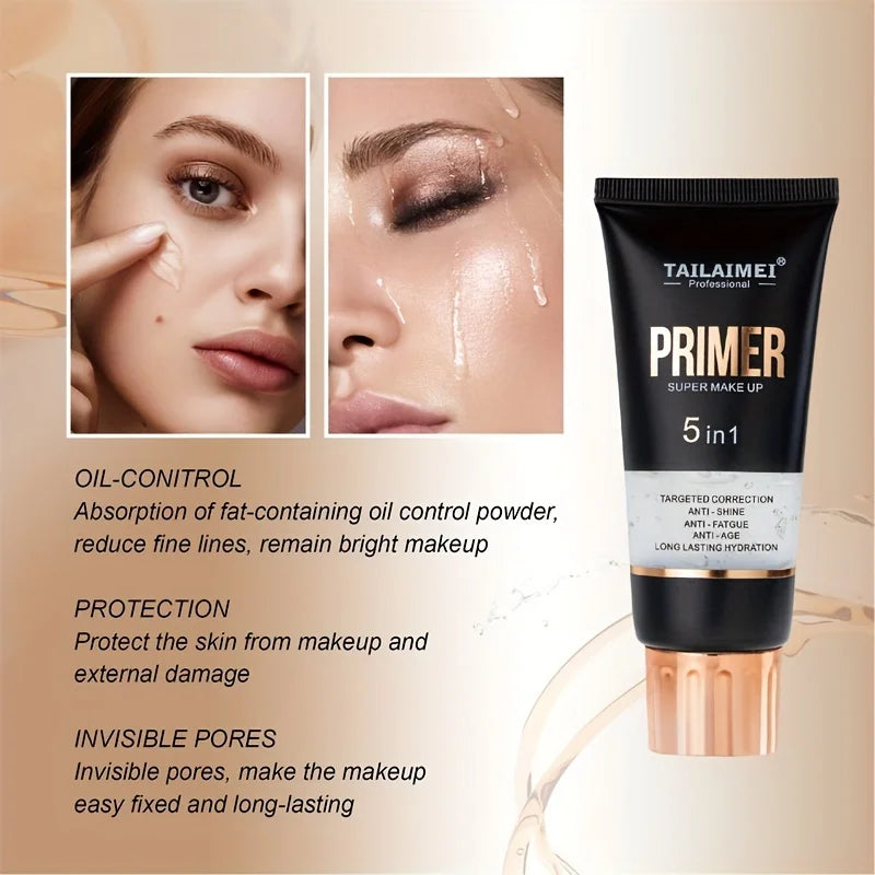 Unisex Waterproof Transparent Gel Makeup Primer F228 2 fl oz