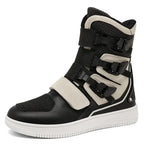 Men's Anti-Slip Wear-Resistant Motorcycle Riding Ankle Boots JC-M089