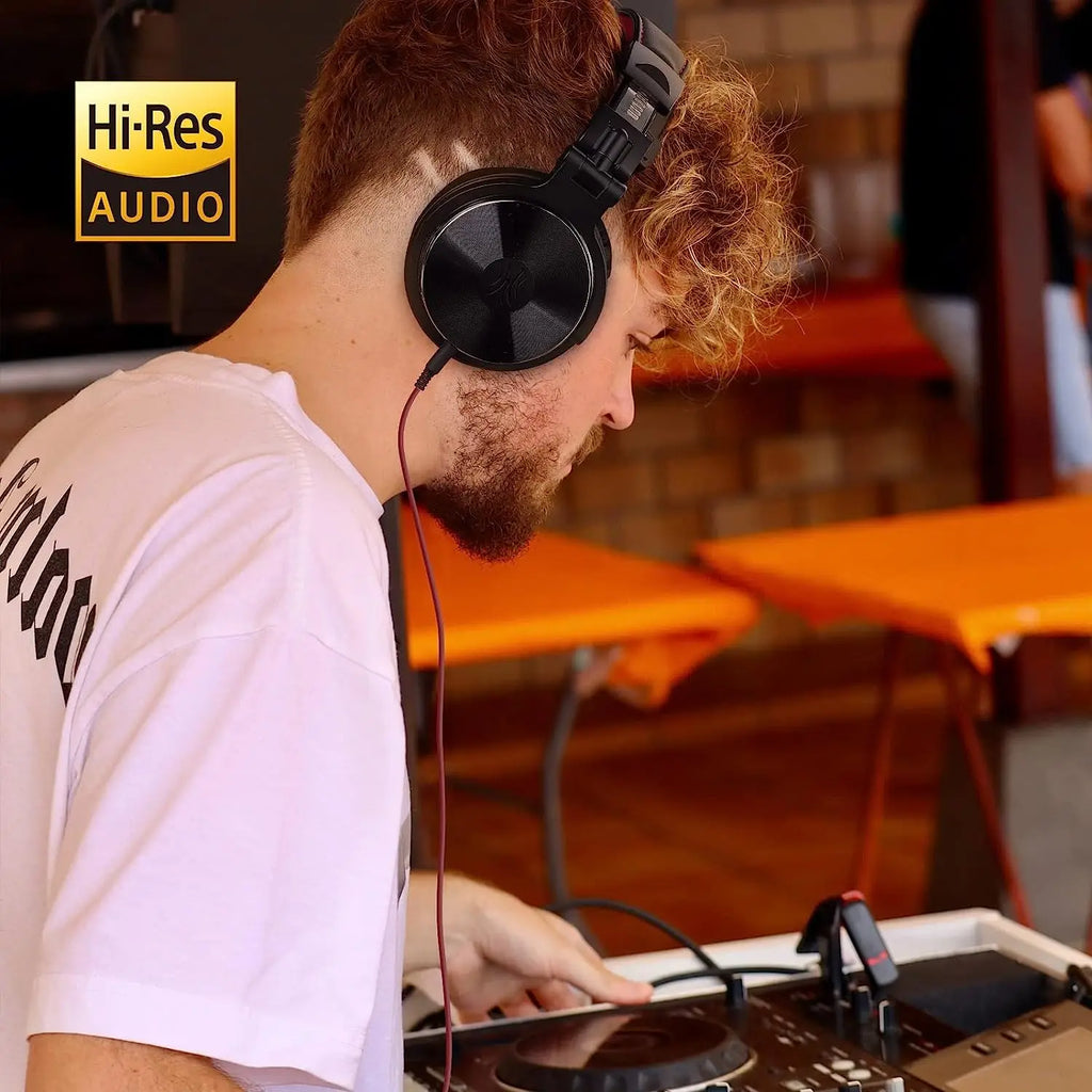 Professional DJ Studio Monitor Over Ear Wired Gaming Headset