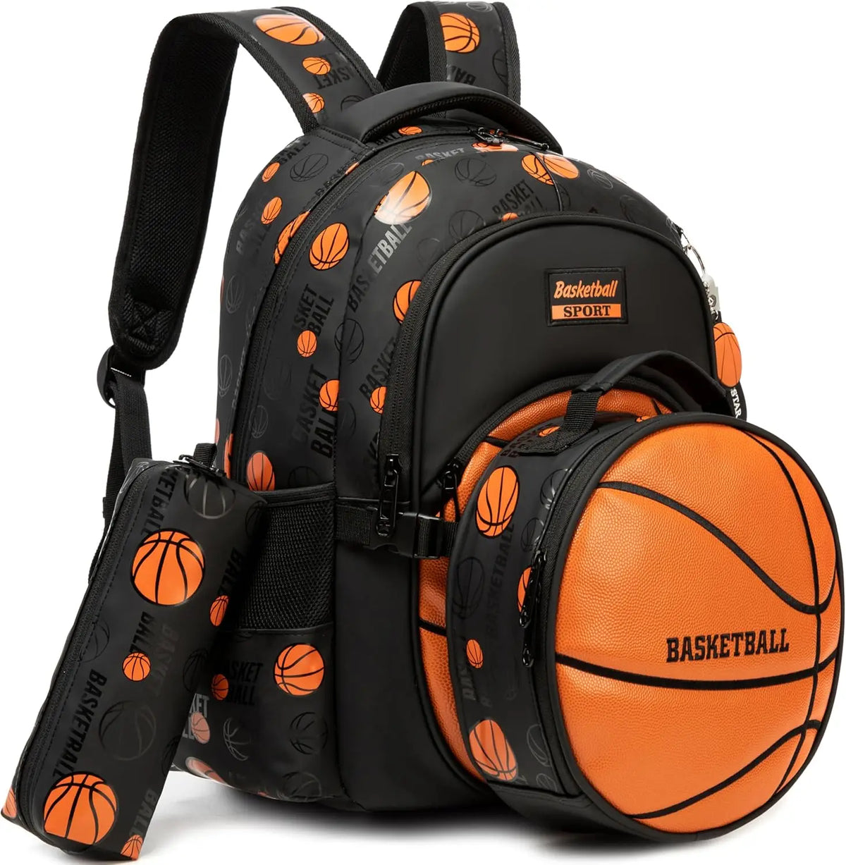 Boys' Fashionable School Backpack 3-Piece Bag Set