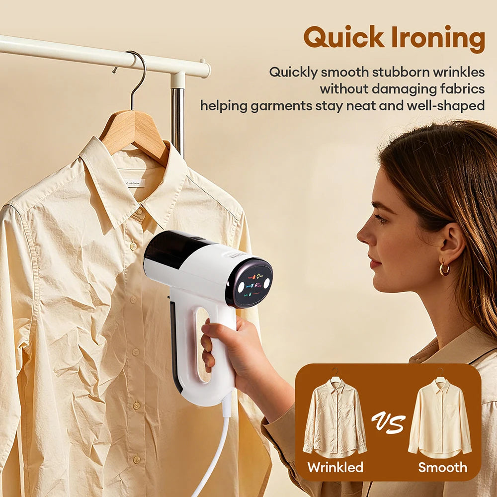 Portable Handheld Garment Steamer and Steam Iron with Fast Heating