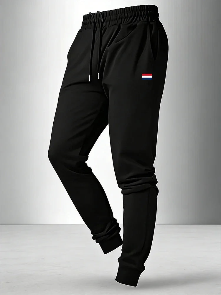 Men's Casual Long Sleeve Sweatshirt and Jogger Pants Set
