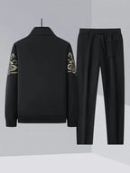 Men's Casual Sweatshirt and Sweatpants Two Piece Tracksuit Set