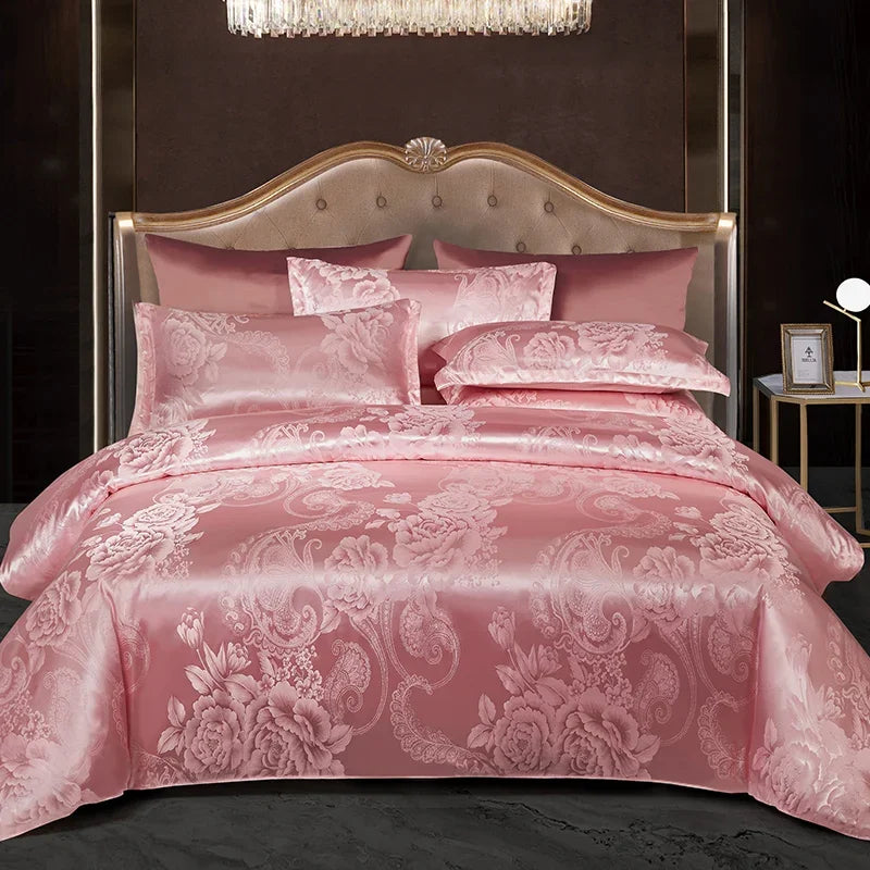 European Luxury Soft Duvet Cover and Bedroom Bedding Set