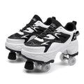 Kids' Breathable Mesh Four-Wheel Roller Skate Sneakers SY119