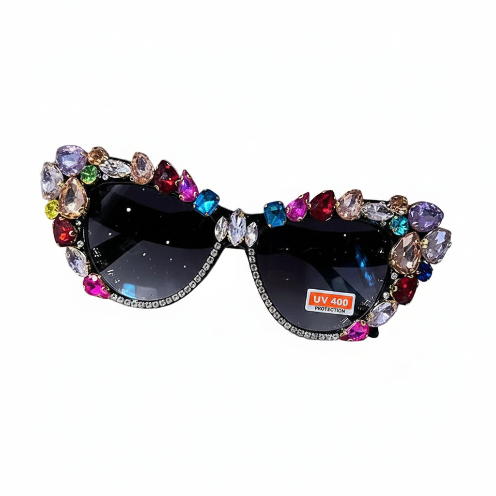 Cat-Eye Sunglasses Women Oversized Retro UV400 Protection