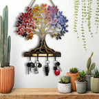 Tree of Life Wooden Wall Key Hanger and Hanging Decoration