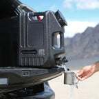 Portable Camping Water Container with Detachable Spigot and 3.4-Gallon Capacity
