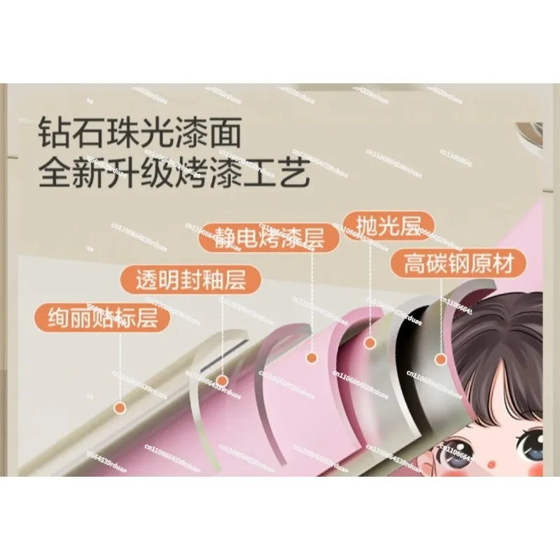 Kids' Foldable Bicycle with Basket and Safety Guardrail
