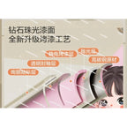 Kids' Foldable Bicycle with Basket and Safety Guardrail