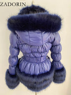 Women's Thick Warm Hooded Faux Fur Coat Y333