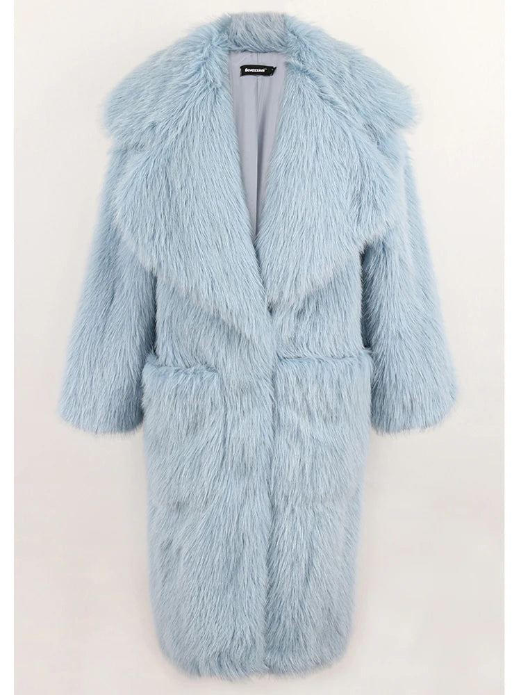 Women's Thick Warm Faux Fur Coat N22C013016