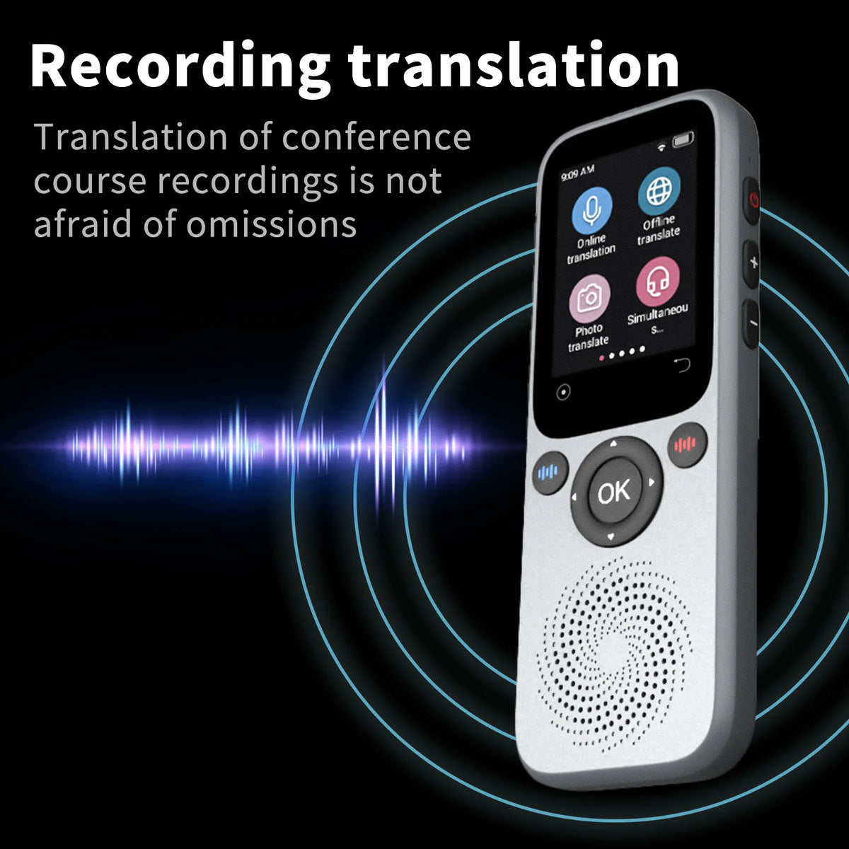 Portable AI Voice Real-Time Language Translator Device S20