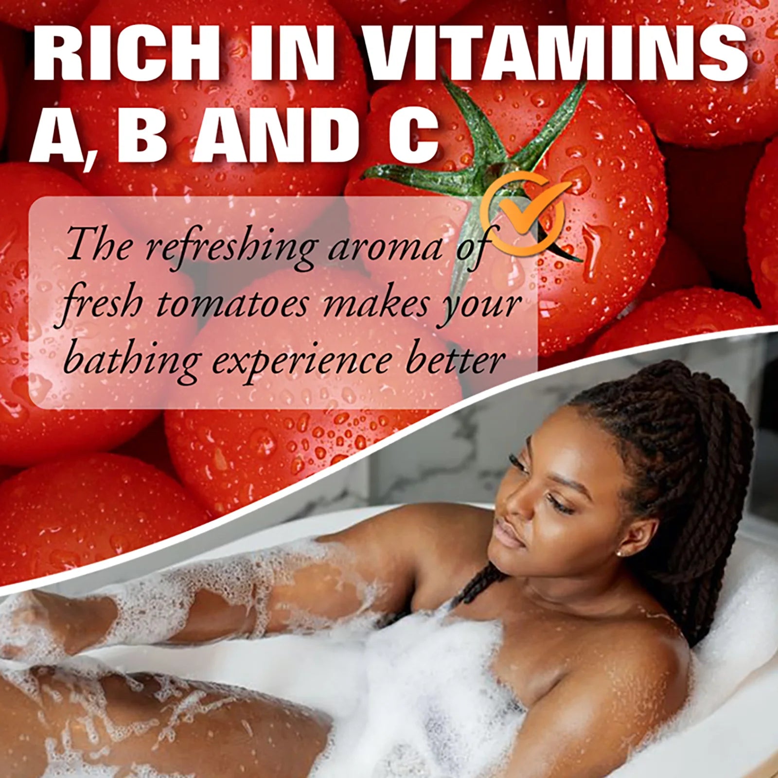 AILKE Tomato Whitening Soap 7 oz for Face and Body