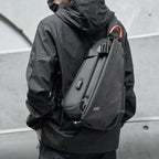 Unisex Anti-Theft Nylon Crossbody Chest Sling Backpack 3050