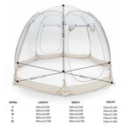 Instant Pop-Up Bubble Tent and Weatherproof Igloo Screen House Beige