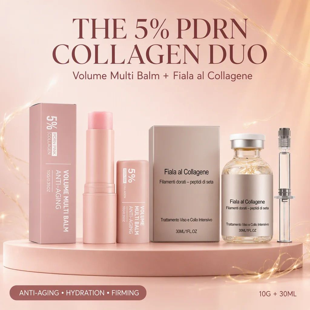 Silk Collagen Moisturizing Stick and Hydrating Serum Set