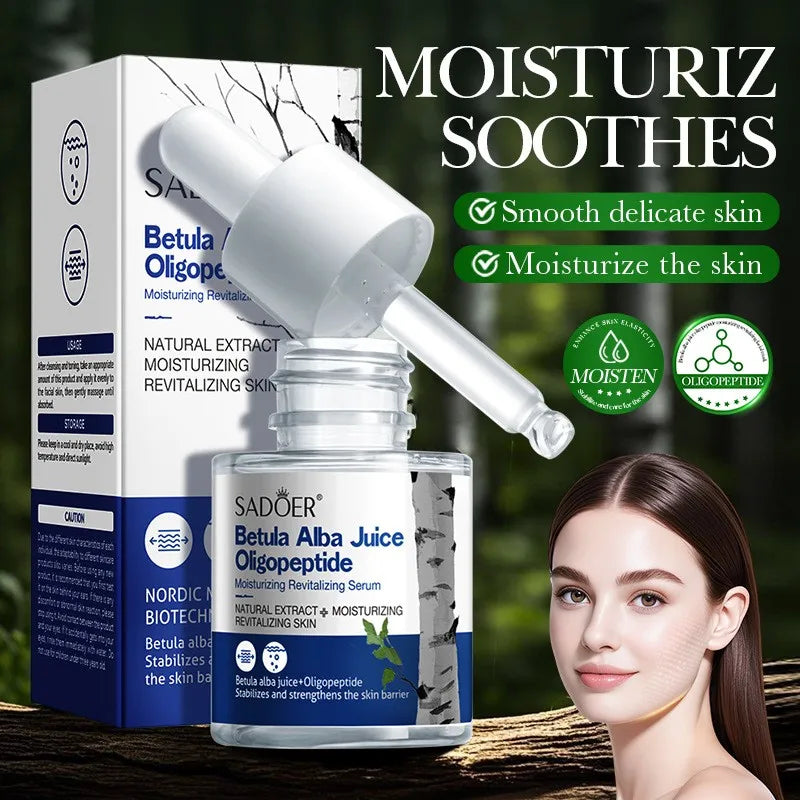 Korean Birch Sap Moisturizing Skincare Toner Essence Cream Set