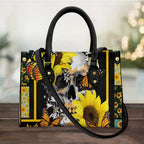 Women's Skull Pattern Faux Leather Shoulder Tote Bag