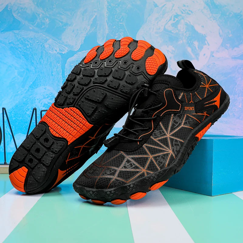 Men's Quick-Dry Water Shoes Lightweight Barefoot Aqua Socks