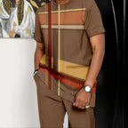 Men's Oversized 3D Printed T-Shirt and Pants 2-Piece Set