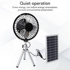 Solar Panel Powered Fan and Portable Exhaust Vent Kit