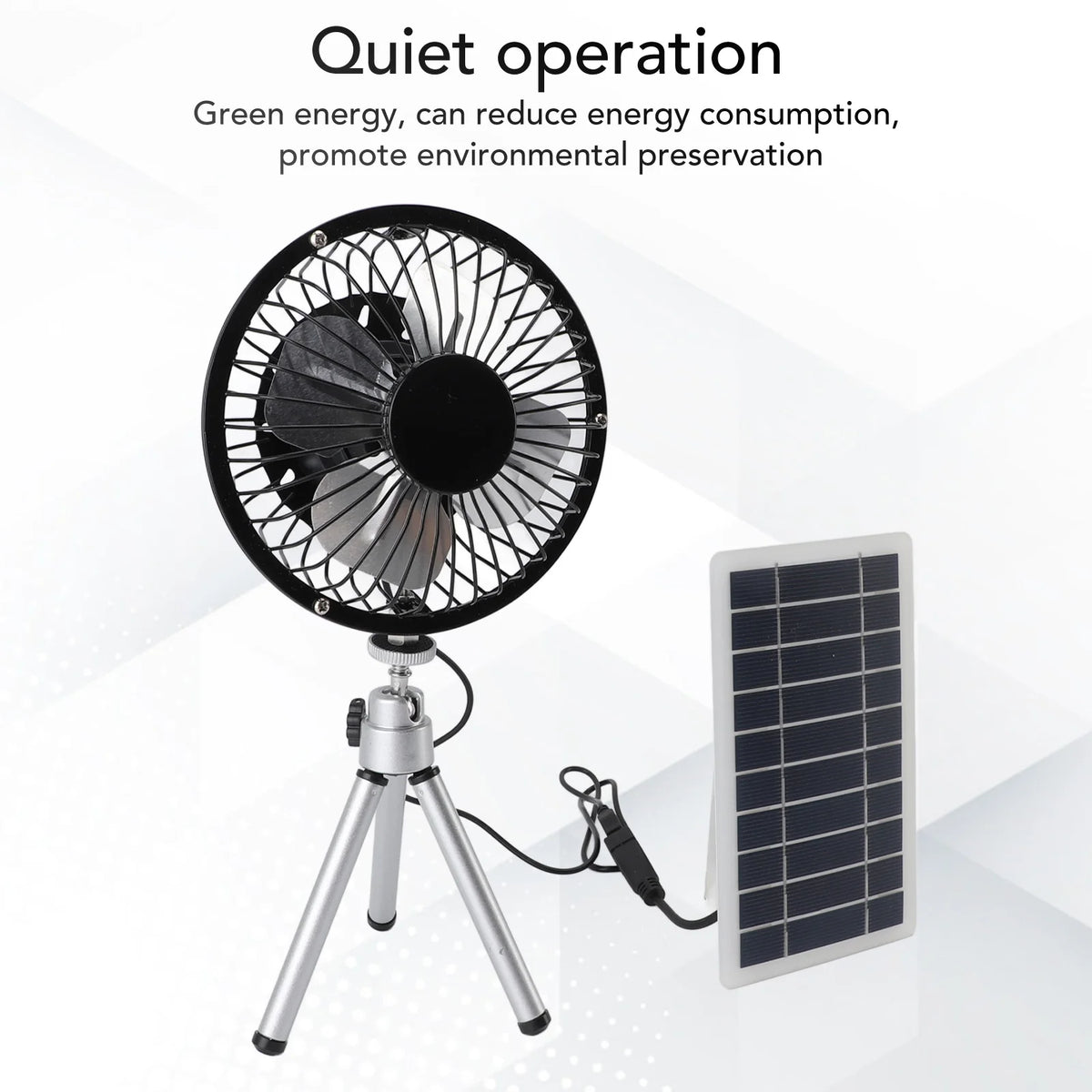 Solar Panel Powered Fan and Portable Exhaust Vent Kit