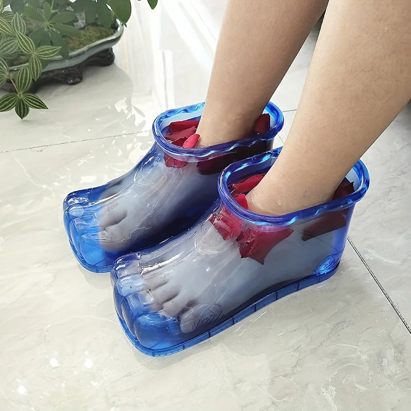 Portable Foot Spa Basin Compact Foldable Plastic Soaking Tub