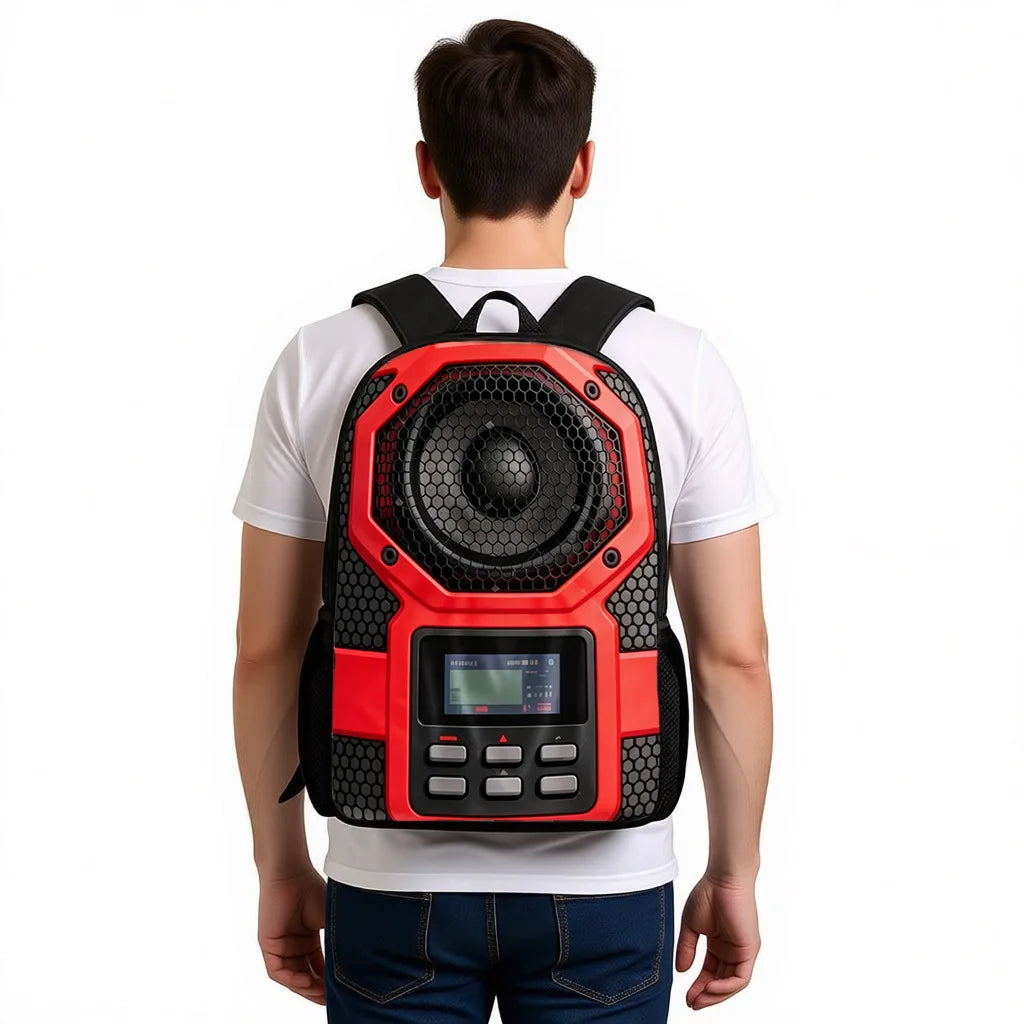 Kids' Speaker Printed Large Capacity School Travel Backpack
