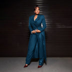 Men's Tailored Two-Piece Blazer and Pants Suit