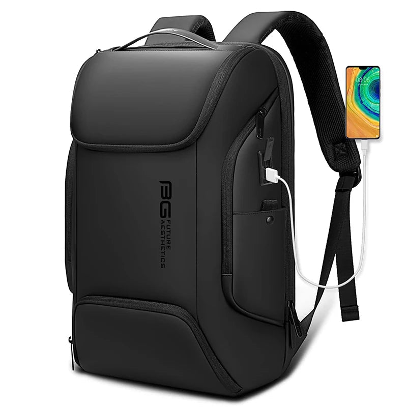 Men's Waterproof USB 15.6 Inch Laptop Travel Backpack BG-7267